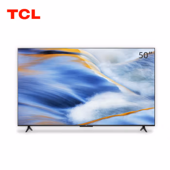 TCL 50G60E 50英寸 4K超高清 液晶电视 LED显示 三级能效 电视机 (计价单位：台) 黑色