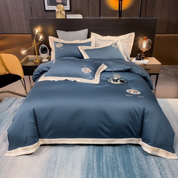 伊伊爱 TJ0QX02100828 /200*230cm 典雅 100支全棉四件套 (计价单位：套) 繁星兰