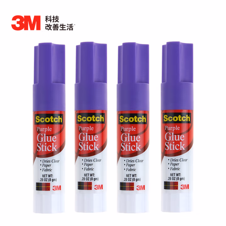 3M 6108 8g PVP 固体胶 (计价单位：个) 紫色变色