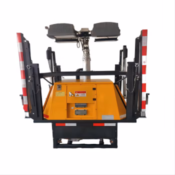 晫安联 ZM6015 4×500W LED IP66 220V 续航25h 7米 5700K 全方位自装卸移动照明灯 (计价单位：台) 黄色