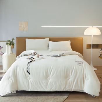 伊伊爱 BZ0TDC2201154 /150*200cm约4.2斤 全棉贡缎棉花秋冬被 1.00 件/条 (计价单位：条) 白色