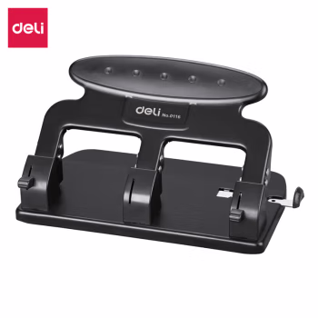 得力(deli) 0116 三孔 打孔器 1.00 支/个 (计价单位：个) 黑色