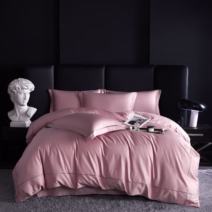 纺语柔 F1216 四件套 床上套件 (计价单位：套) 甜藕粉