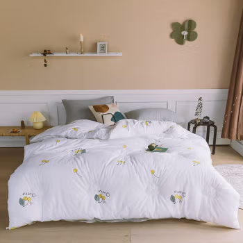 伊伊爱 Z01900016 全棉斜纹棉花冬被 秋冬保暖被 8斤 220*240cm 棉被 (计价单位：件) 樱桃雷尼