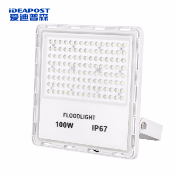 爱迪普森(IDEAPOST) AD-XM618-100W  IP67  220V  6500K  户外射灯 防水隧道灯广告牌投射灯 led投光灯泛光灯 (计价单位：个) 白色