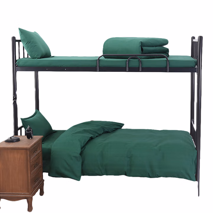 三极户外(Tri-Polar) TP2823 150*210cm 床单+被罩+枕套+热熔棉被芯+热熔棉褥子芯+枕芯 宿舍单人全棉40纱织 六件套 (计价单位：套) 橄榄绿