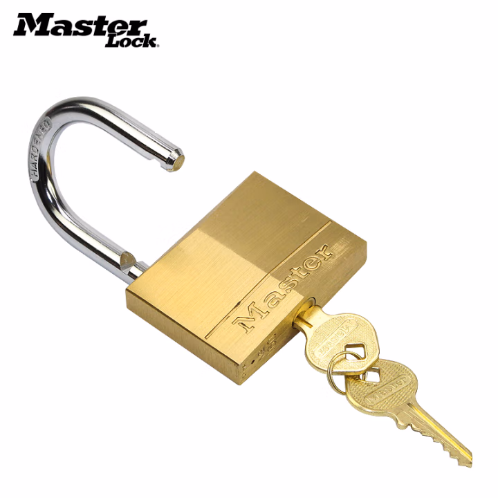 玛斯特(MasterLock) 160MCND 9*30*60mm 黄铜 挂锁 1.00 个/件 (计价单位：件) 黄色