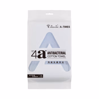金号(KING SHORE) A-TIMES系列波菲特4A抗菌毛巾 单条毛巾袋装 AT-004 1.00 块/袋 (计价单位：袋) 蓝色