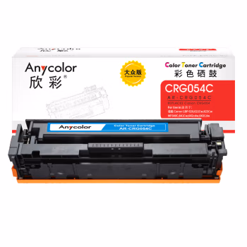 欣彩（Anycolor） AR-CRG054C专业版 打印页数：1200页 适用佳能LBP 620 621Cw 623Cw 硒鼓 (计价单位：只) 蓝色