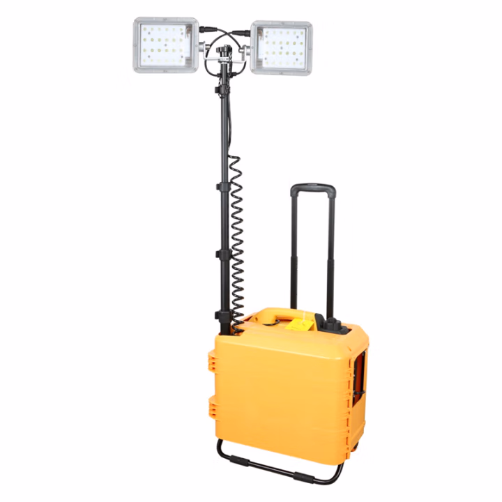 恒盛(HS) WJ890D 2×48W、IP65、续航时间：6h、电压等级：220V、白光/约5700K、LED 多功能升降工作灯 (计价单位：台) 黄色