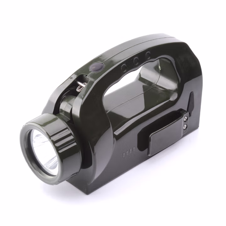 恒盛(HS) WJ750 3W、IP65、续航时间：强光10h/工作光20h、电压等级：3.7V、白光/约5700K、LED 手提式强光巡检工作灯 (计价单位：盏) 军绿色