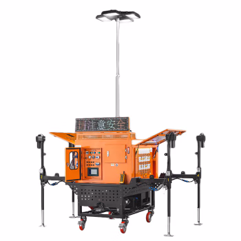 顶火 GMD6501A 400W/220VAC/IP55/6000k/LED 智能升降照明灯 (计价单位：台) 橙色