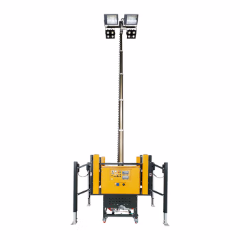 深照紫光 M2101-4*350W/7米，DC7.4V，色温5000K 自动化照明灯塔 (计价单位：台) 黄色