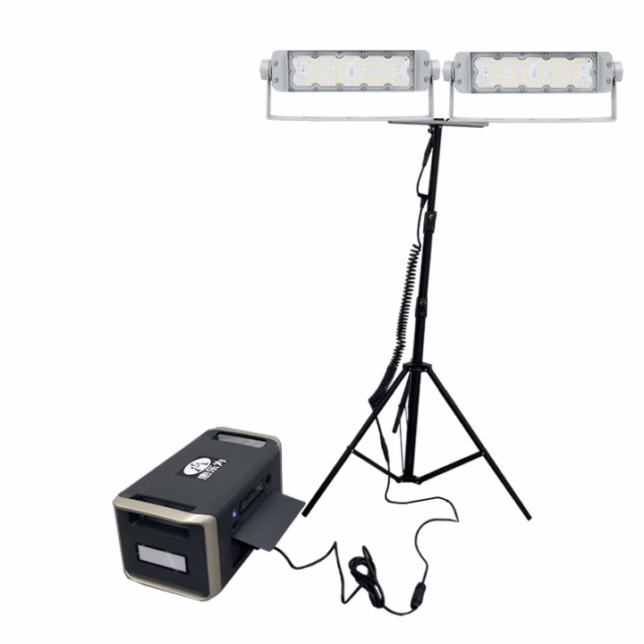 惠乐为 乐惠LB6006H-2000 2000W 220V 色温：5500K~6500K LED 便携式应急电源灯 (计价单位：台) 黑色