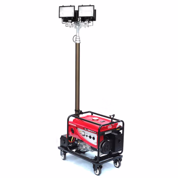 熠飞(EEEFEI) EF1092 4×1000W，IP65，续航时间：满油10h，220V，白色/5000K、卤素灯 全方位自动泛光工作灯 (计价单位：台) 黑色