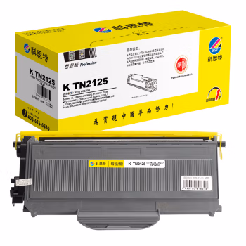 科思特 TN2125 专业版 打印量约2600页 适用兄弟HL-2140等 粉盒 1.00 只/支 (计价单位：支) 黑色