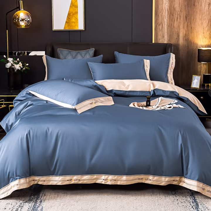 伊伊爱 TJ0HJC2100611 160*210cm科林系列纯棉加密 床上四件套 (计价单位：套) 宾利蓝