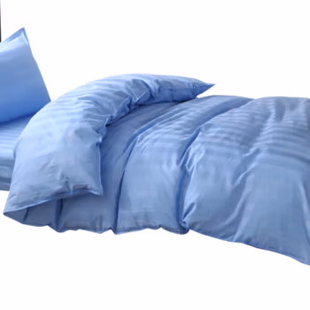 伊伊爱 TJ0JD02101176 /200*230cm 酒店公寓值班室40S蓝色锻条贡缎被套 (计价单位：件) 蓝色锻条
