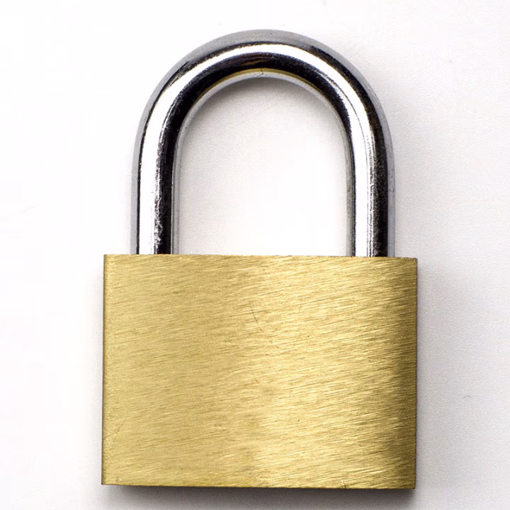 电帮务 25mm*18.5mm*13.5mm 弧形短梁25mm 挂锁 (计价单位：个) 黄色