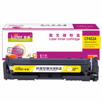 智通(ZT) ZT-CF402A-Y 1400页 适用惠普HP M252N CF400A M277DW 硒鼓 1.00 只/支 (计价单位：支) 黄色