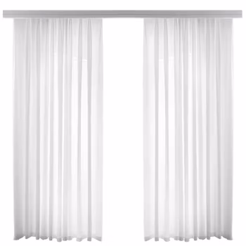 奥赛孚 KZ13940-1 100*100cm 涤纶 纱帘 窗帘 (计价单位：米) 霜白色
