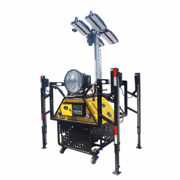 惠乐为 乐惠LB6180Z 主灯头8*300W 探照灯500W AC220V IP66 双色温6000K&amp;amp;3000K LED高机动灯塔 (计价单位：台) 黑色