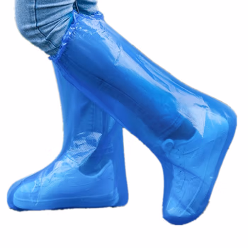 舜普(SP) SPXT-52pB  PE 短款加厚一次性 雨鞋 10.00 双/袋 (计价单位：袋) 蓝色