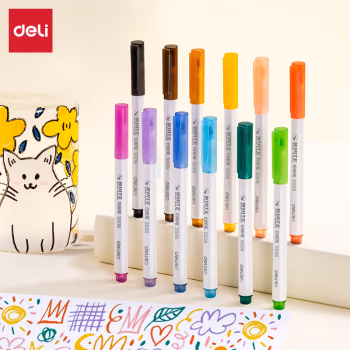 得力(deli) S506 彩色白板笔套装 12.00 支/袋 (计价单位：袋) 12色