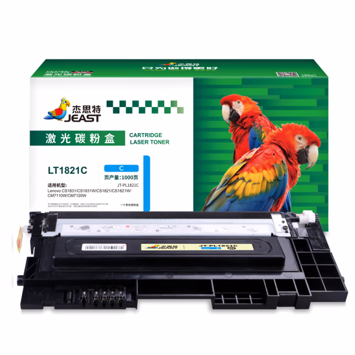 杰思特 JT-PL1821C 1000页 适用Lenovo CS1831 CS1831W CS1821 CS1821W CM7110W CM7120 硒鼓 (计价单位：只) 蓝色