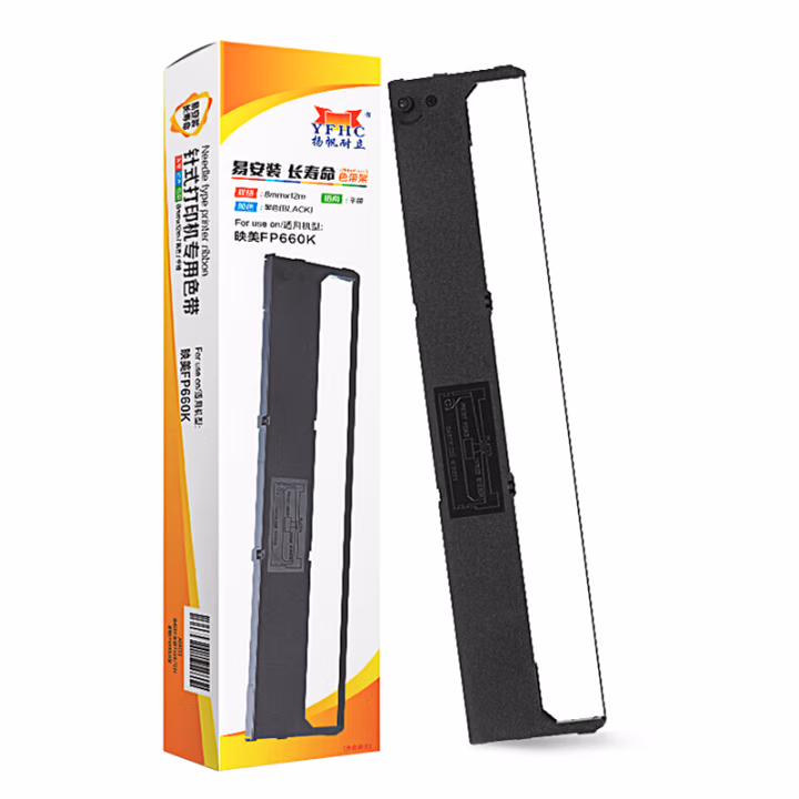 扬帆耐立（YFHC） YFHC-FP660K-J 8mm*12m 适用映美660K 色带架 1.00 只/个 (计价单位：个) 黑色