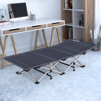 易瑞斯（Easyrest） HJ-A101 护颈款 190*67*36cm 折叠床 (计价单位：把) 蓝黑色