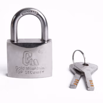 金岳 通开 40mm电镀  铜锁 叶片锁 (计价单位：个) 银色