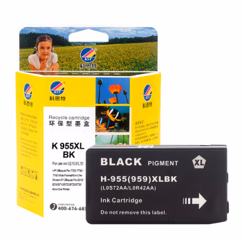 科思特 K 955XL BK 打印量2000页 适用惠普HP OfficeJet Pro 7720/7730/7740 墨盒 1.00 盒/支 (计价单位：支) 黑色