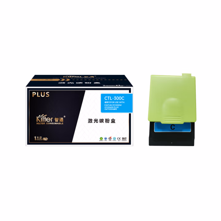 智通(ZT) CTL-300C PLUS版 带芯片 1400页 适用于奔图PANTUM CP2300DN/CP2506DN PLUS/CM7105DN系列 粉盒（墨粉盒） 1.00 只/支 (计价单位：支) 青色