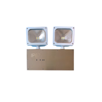 简鼎 JD7516 AC220V 5W 5700K  IP67 应急时间≥90min LED双头照明 (计价单位：盏) 白色