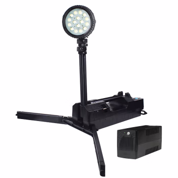 明特佳(Mintega) MTJ-ZR6117、DC22V、50W、5700K、LED、IP65、供电方式*蓄电池供电、举升高度*1280mm、防爆等级ExdeibmbIICT6Gb 工作灯（移动灯） 1.00 台/套 (计价单位：套) 黑色