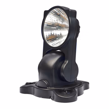 通明 ZW3320A 35W IP65 DC9-28V 6000K 遥控探照灯 强磁旋转车载强光应急灯 1.00 盏/套 (计价单位：套) 黑色