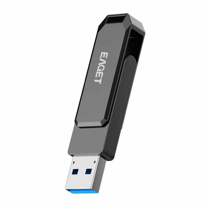 忆捷（EAGET） HF66-32GB  USB3.2接口高速全金属360度旋转 U盘 (计价单位：个) 锖色