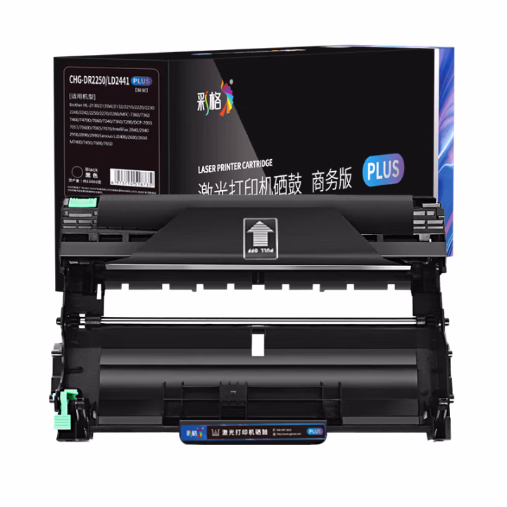彩格 CHG-DR2250 12000页适用兄弟2215粉盒HL2240D 2890 7470D DCP7060D MFC7360打印机粉盒PLUS版 鼓组件 1.00 只/支 (计价单位：支) 黑色