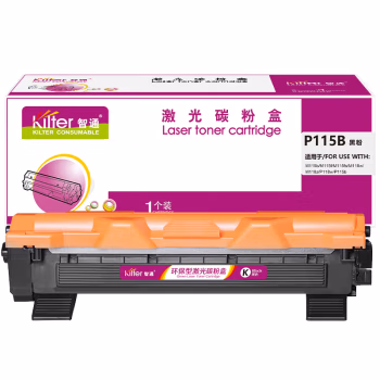智通(ZT) P115B 1500页 适用富士施乐 P115 b M115 b M115 fs P118 w M118 w M118 z 粉盒 1.00 只/支 (计价单位：支) 黑色