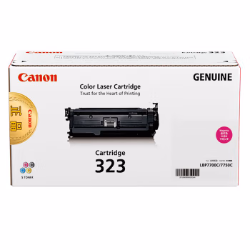 佳能(Canon) CRG-323M 打印量约8500页 适用LBP7750CDN机型 硒鼓 1.00 只/支 (计价单位：支) 品红色