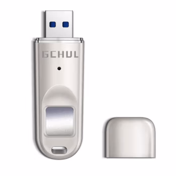 杰储(GCHUL) U110 256G USB3.0 指纹加密U盘 (计价单位：个) 银色
