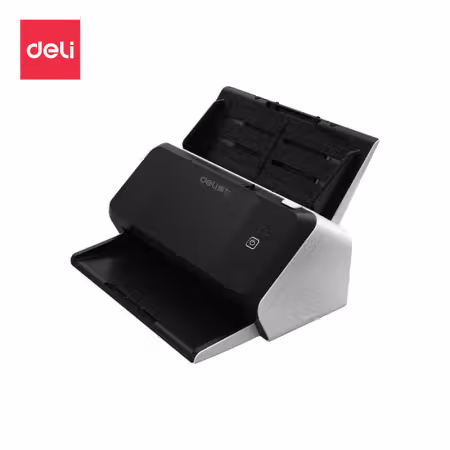 得力(deli) DL9080 A3幅面 馈纸式 80ppm/160ipm 彩色双面自动扫描 国产化 高速文档扫描仪 扫描仪 (计价单位：台) 黑色