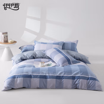 伊伊爱 YZCGJD0240941 200*230cm 四件套 (计价单位：套) 蓝格