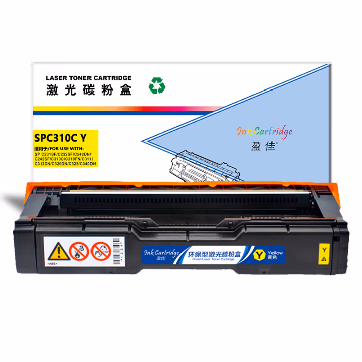 盈佳(Ink Cartridge) YJ-SPC310C-Y 2000页 适用理光SP C242DN C242SF 硒鼓 (计价单位：只) 黄色