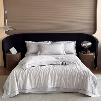 名都丽人 MDLR-77  提花镂空夏凉被 200*230cm 被子 1.00 件/条 (计价单位：条) 灰色