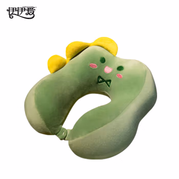 伊伊爱 ZX0YZ02200124 /30*30cm记忆棉双驼峰U型枕 小恐龙 靠枕 (计价单位：件) 绿色