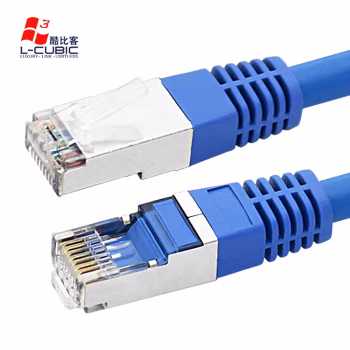酷比客(L-CUBIC) LCLN6RRECSBU-20M 20M 六类单层屏蔽网线 20.00 米/根 (计价单位：根) 蓝色
