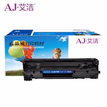艾洁(AJ) CC388A易加粉尊享版 打印量2000页 适用HP;P1007;P1008;M1136;P1108;P1105;P1106;M1216nfh;M1218nfs 硒鼓 (计价单位：只) 黑色
