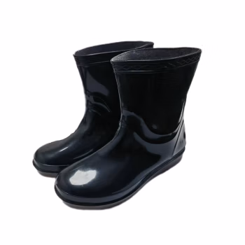 京印年 JYN-5 网纱里布 低筒均码 雨鞋 (计价单位：双) 黑色